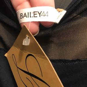 Never worn... navy dress w sheer patches